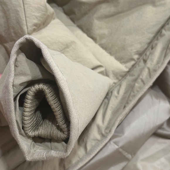 Madewell Holland Quilted Puffer Parka / SMALL / ASH GREEN - Picture 8 of 10